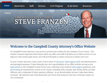 Tablet Screenshot of campbellcountyattorney.com